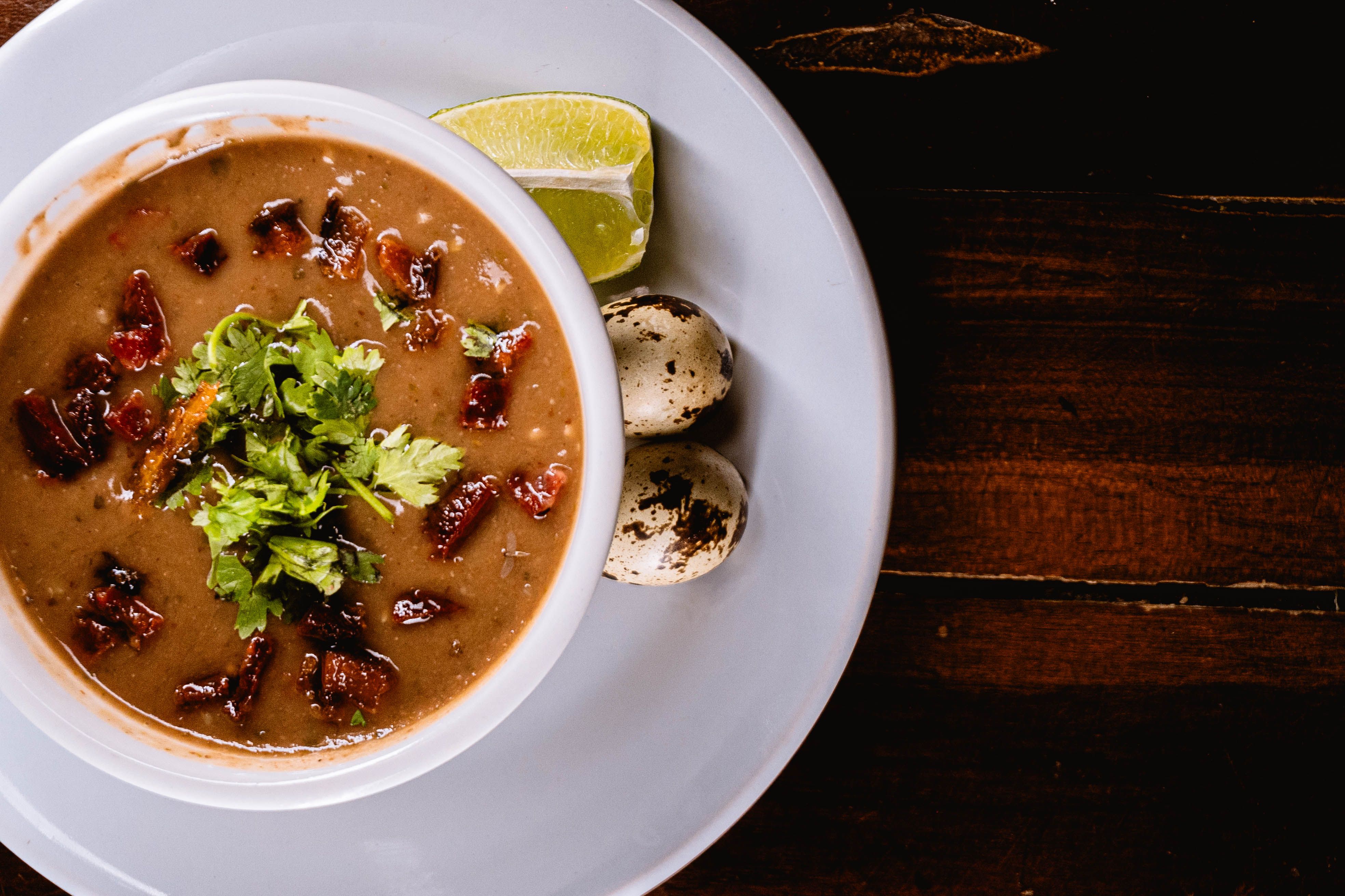 Mexican Chicken Black Bean Lime Soup