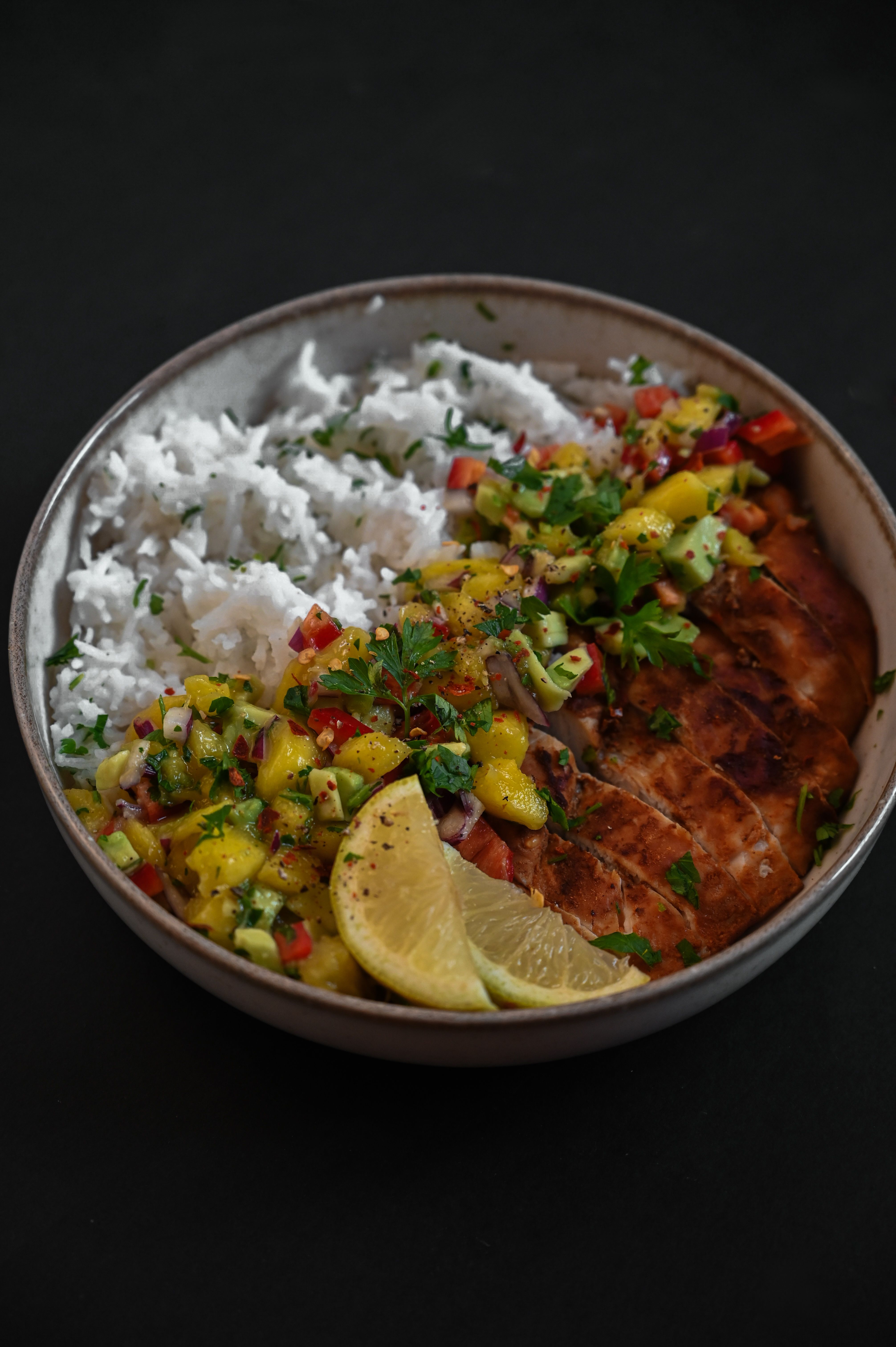 Mexican Chicken Corn Rice Bowl