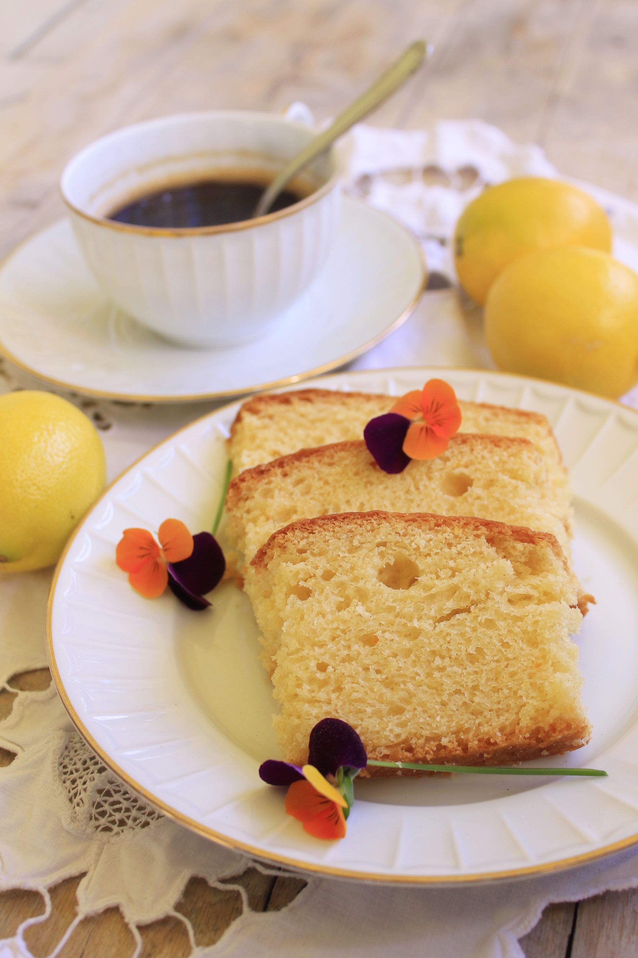 French Almond Yogurt Breakfast Cake
