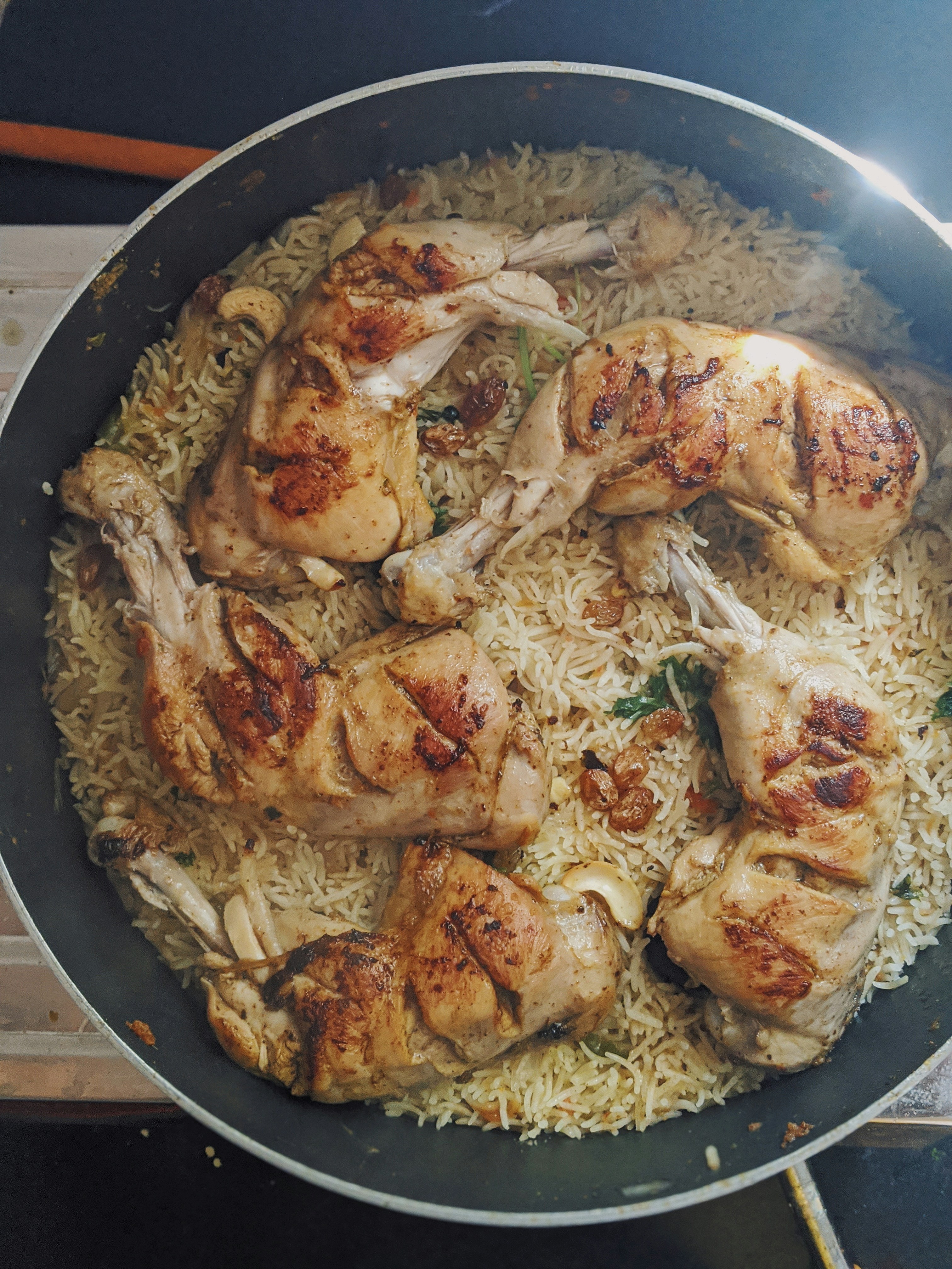Greek Lemon Chicken Rice Skillet