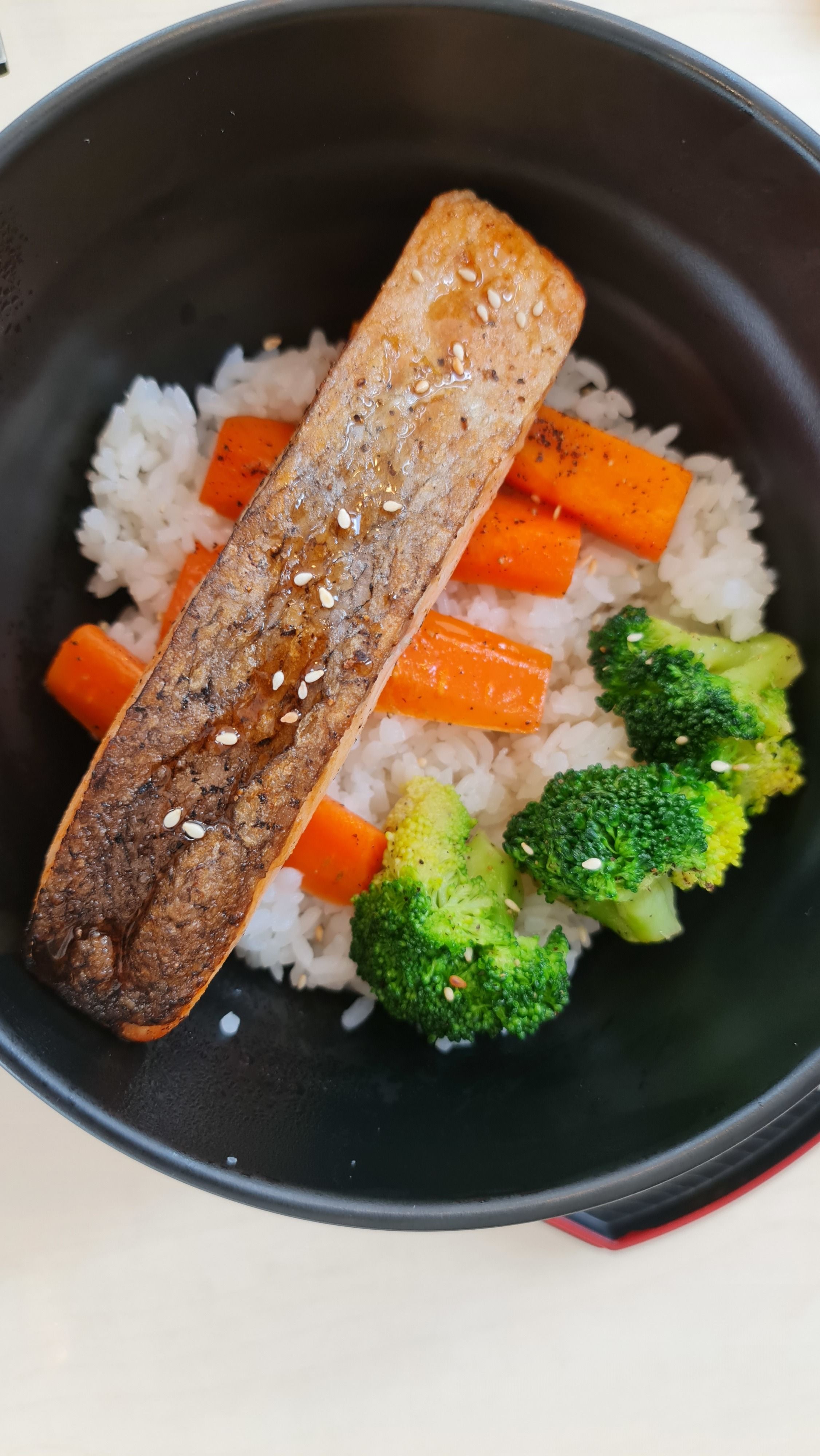Japanese Sesame Salmon Rice Bowls