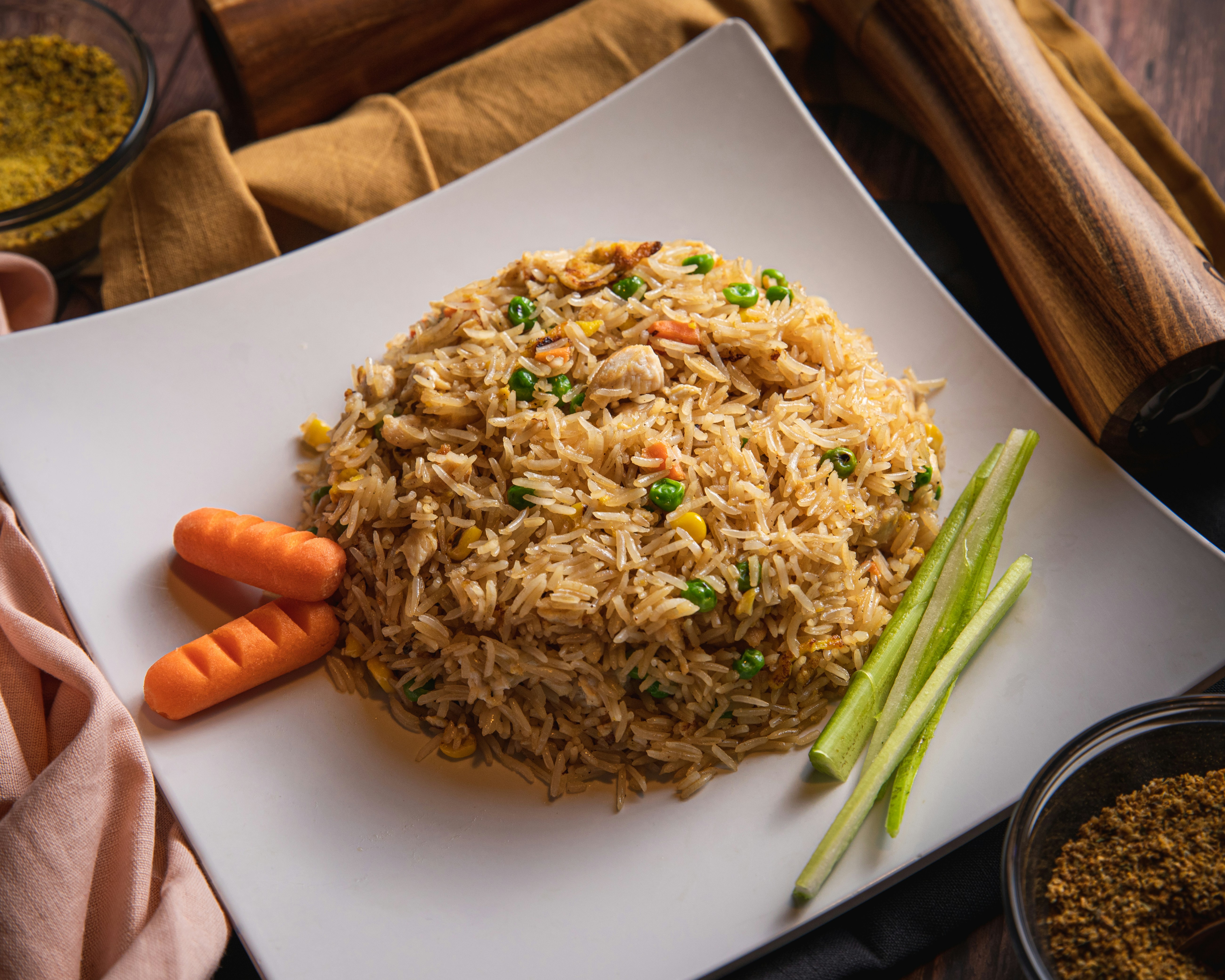 Chinese Ginger Egg Fried Rice