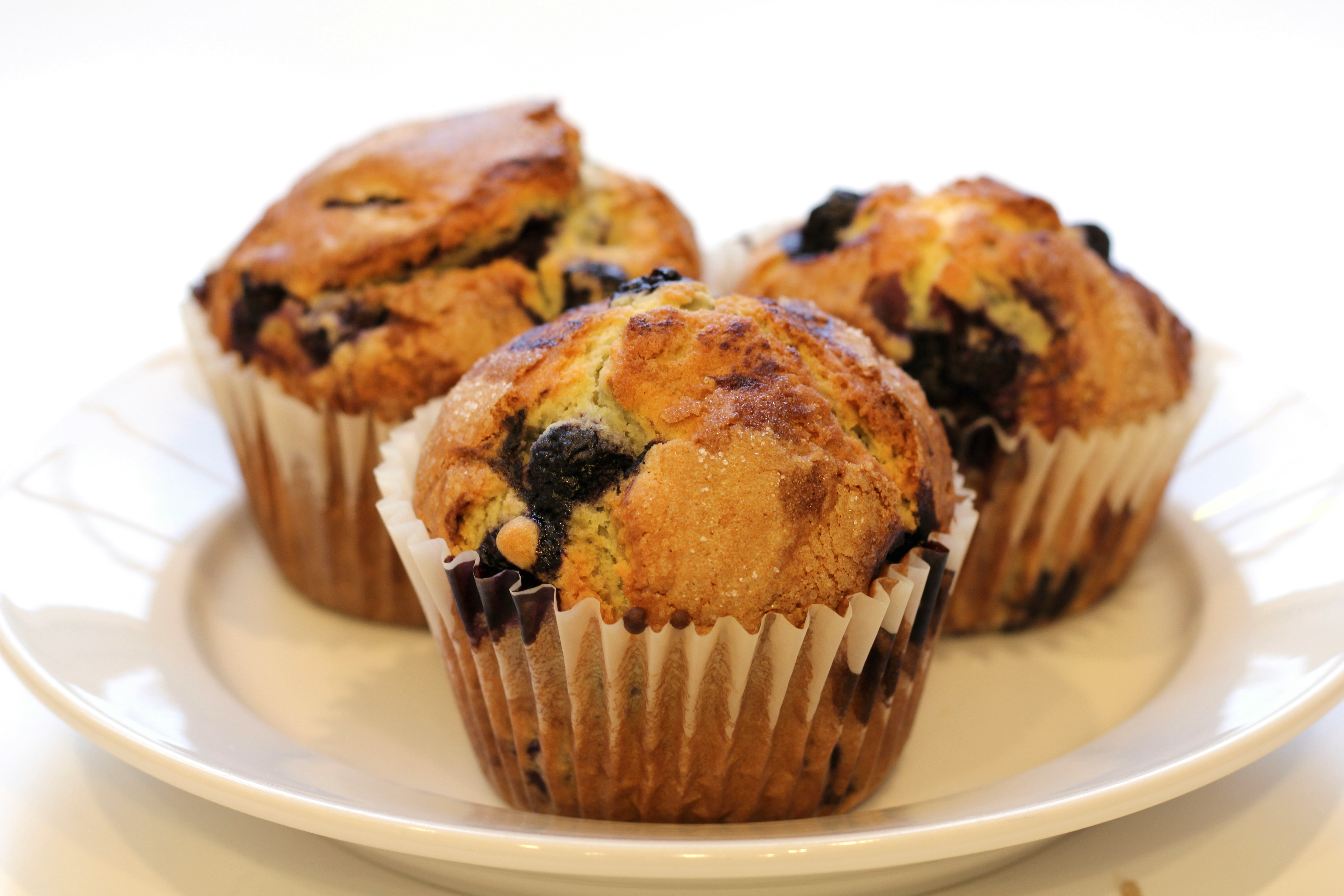 American Blueberry Cornmeal Muffins