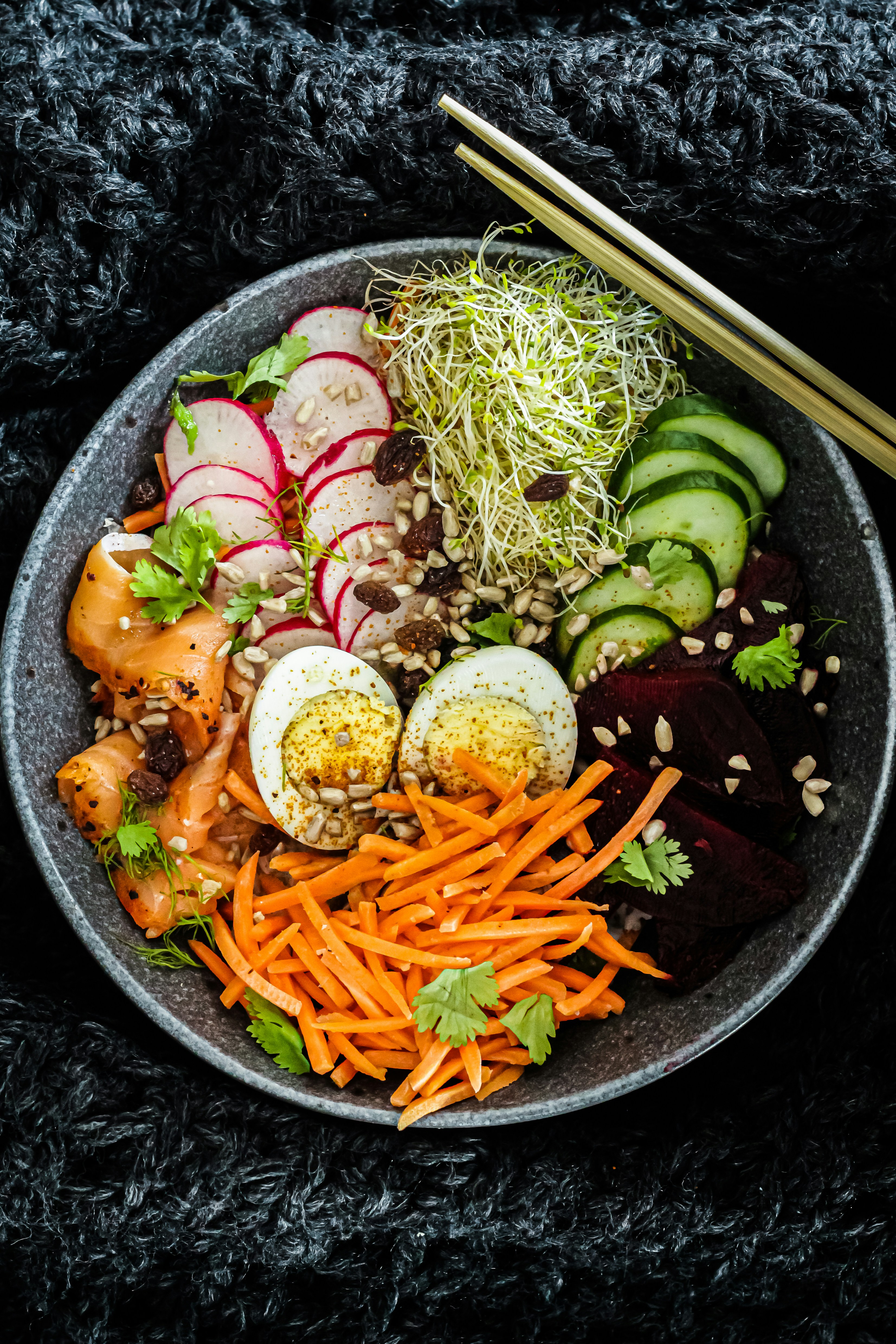 Japanese Ginger Carrot Rice Bowl