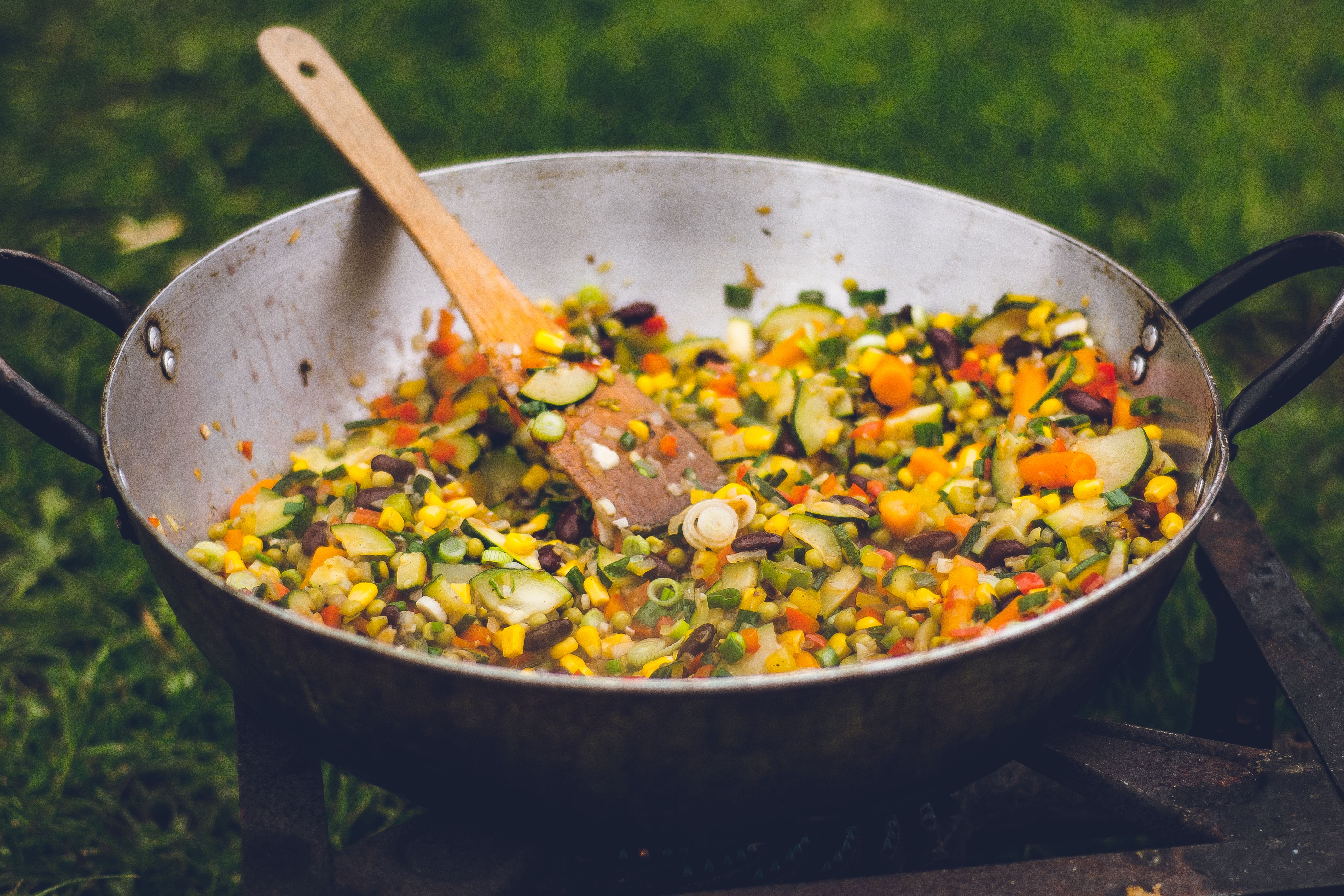 Mexican Corn Black Bean Rice Skillet